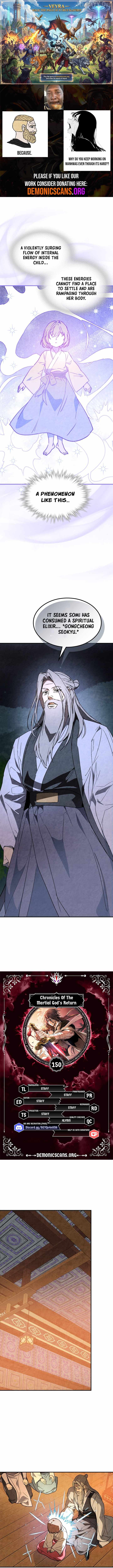 Chronicles Of The Martial God’s Return - Chapter 150 - Page 0