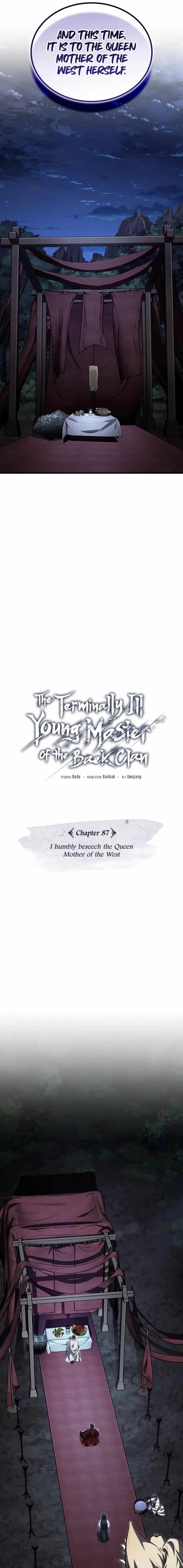 The Terminally Ill Young Master of the Baek Clan - Chapter 87 - Page 2
