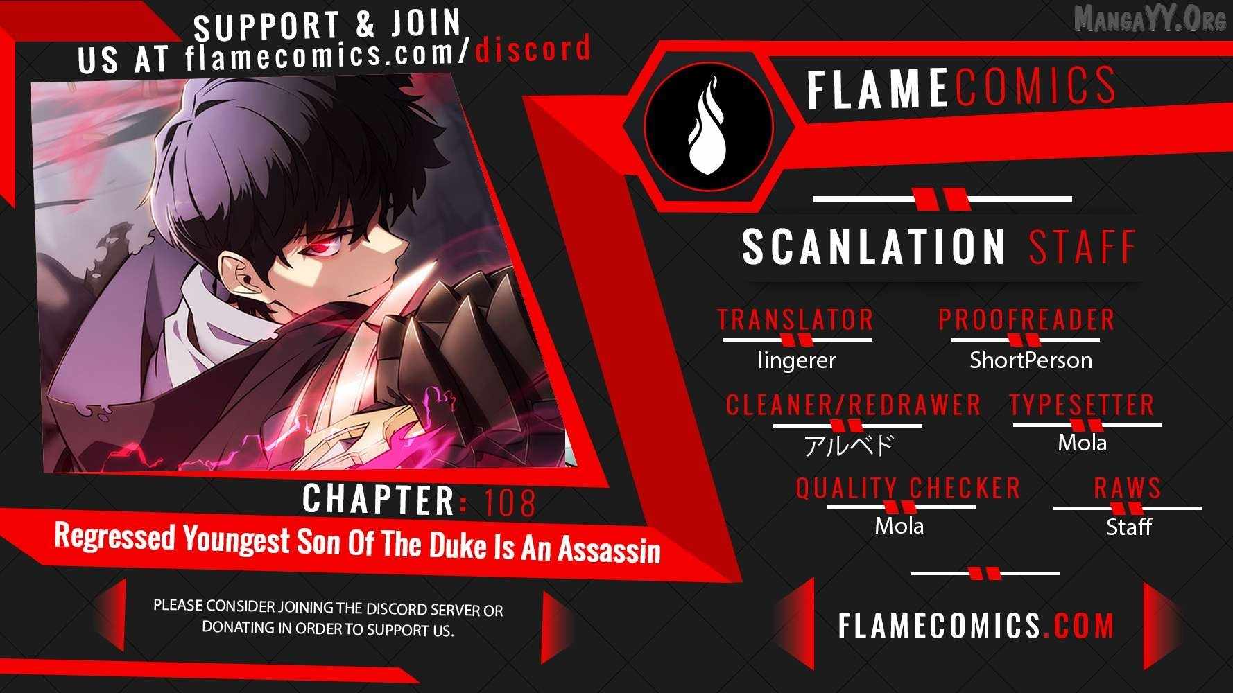 The Regressed Son of a Duke is an Assassin - Chapter 108 - Page 0